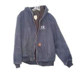 Carhartt heavy navy jacket size XL